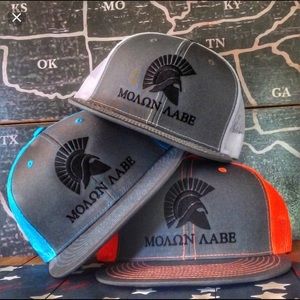 Pacific Headwear Teal hat - Molon Labe